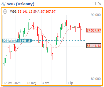 17.07.2024 WIG indeks słupkowy